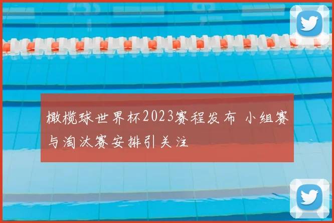 橄榄球世界杯2023赛程发布 小组赛与淘汰赛安排引关注
